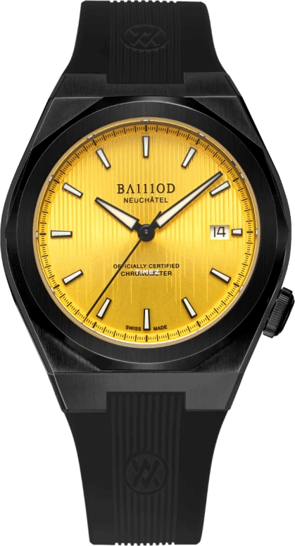 BA111OD,Chapter 7 40mm,40mm,Stainless Steel,Yellow,Automatic,Day,38hours,Chapter 7 Chronometer Summer Edition 2025 Yellow rubber
