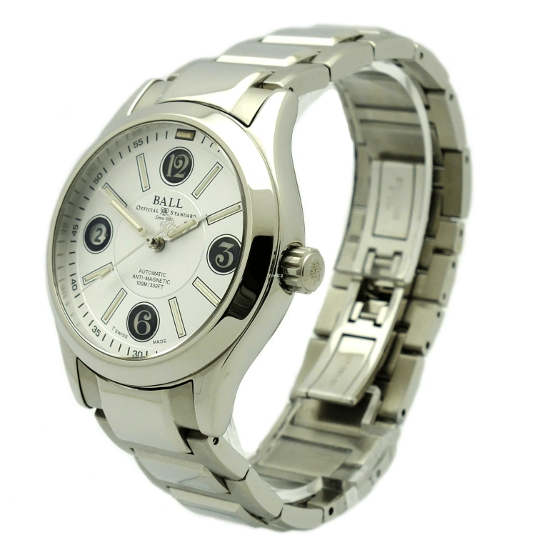 Ball Watch,Engineer II 40mm,40mm,Stainless Steel,White,Automatic,Day,Sapphire,Crystal Glass,NM1020C,NM1020C-L3-WH
