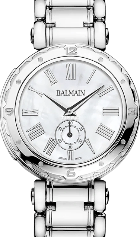 Balmain,Balmainia 32mm,32mm,Stainless Steel,White,Quartz,Sapphire,Crystal Glass,Round,B4551,B4551.33.82