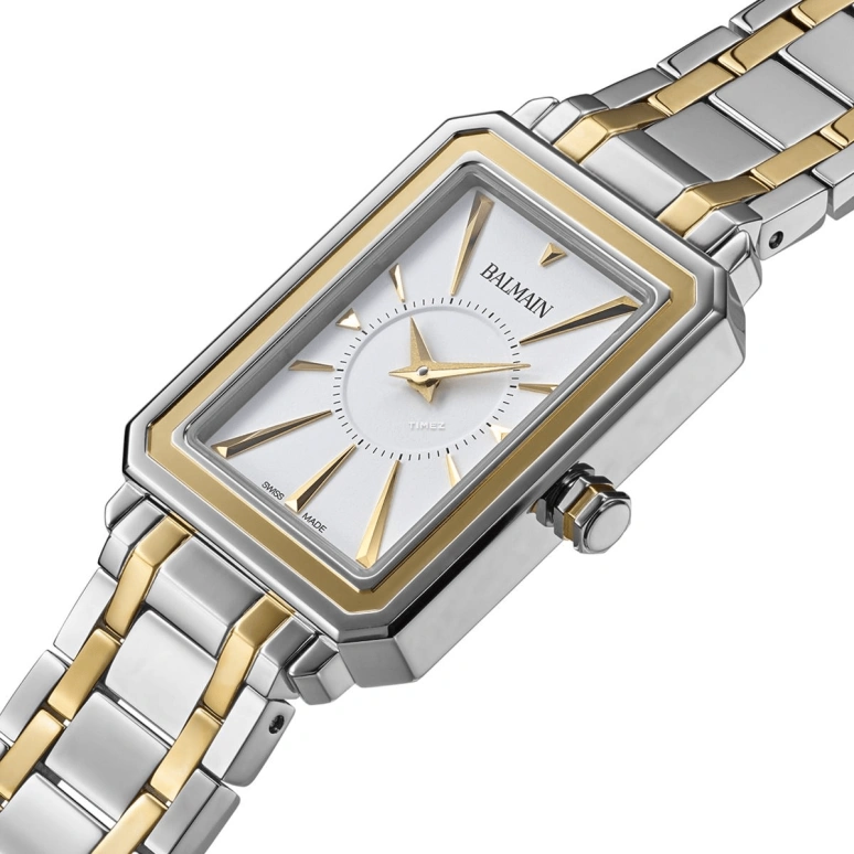Balmain,Eirini 25x33mm,25x33mm,Stainless Steel,Silver,Quartz,26280hours,Sapphire,Crystal Glass,B4382,B4382.39.25