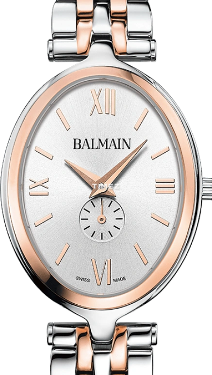 Balmain,Haute Elegance 26x31.70mm,26x31.70mm,Stainless Steel,Silver,Quartz,26280hours,Sapphire,Crystal Glass,B8118,B8118.33.22