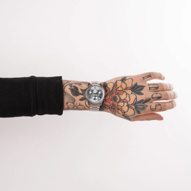 Balmain,Madrigal 42mm,42mm,Stainless Steel,Ice Blue,Quartz,Chronograph,Day,B7481,B7481.33.96