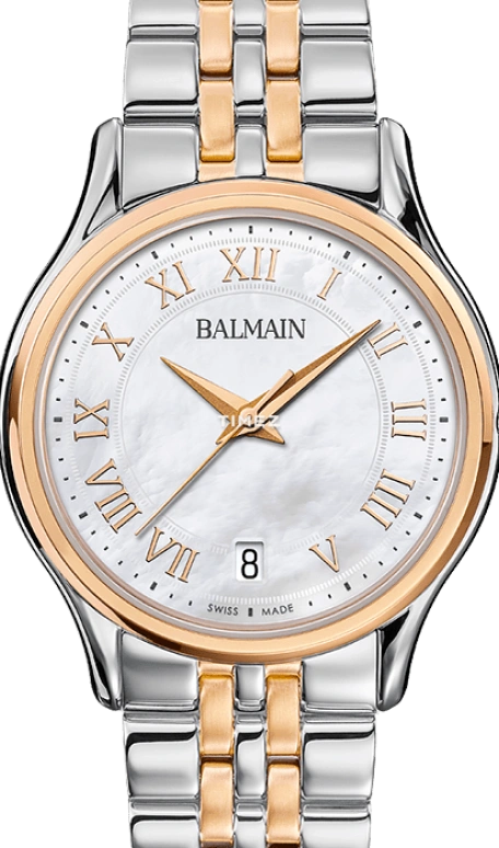 Balmain,Beleganza 32mm,32mm,Stainless Steel,White,Quartz,Day,Sapphire,Crystal Glass,B8358,B8358.33.82