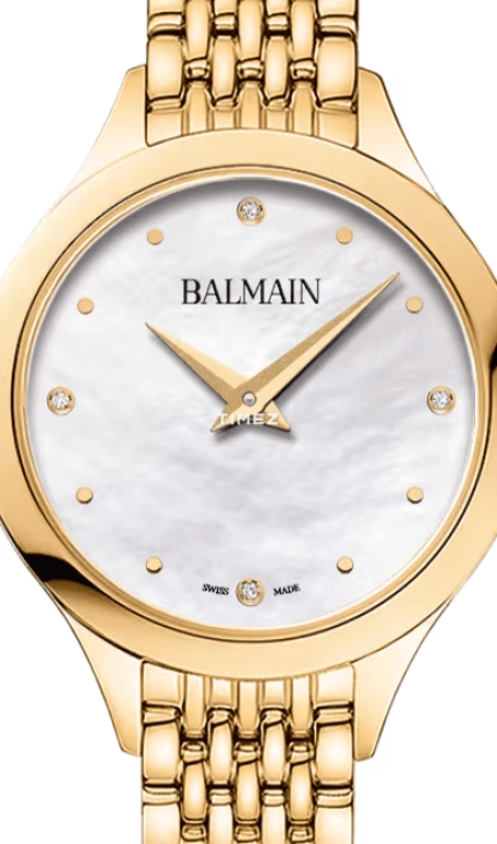 Balmain,Balmain de Balmain 29mm,29mm,Stainless Steel,White,Quartz,26280hours,Sapphire,Crystal Glass,B3910,B3910.33.85