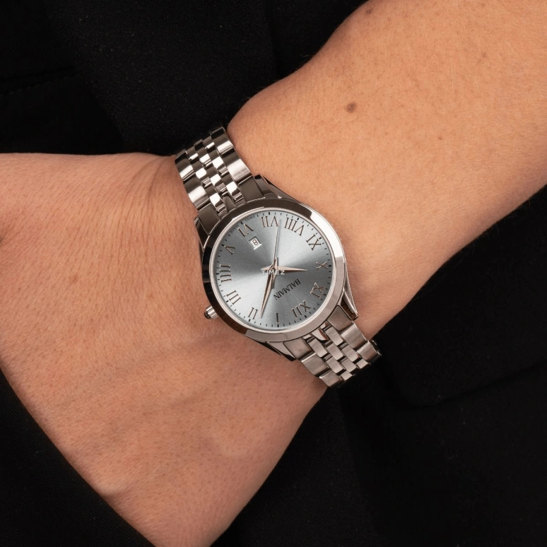 Balmain,Classic R 30mm,30mm,Stainless Steel,Ice Blue,Quartz,Day,26280hours,B4111,B4111.31.92