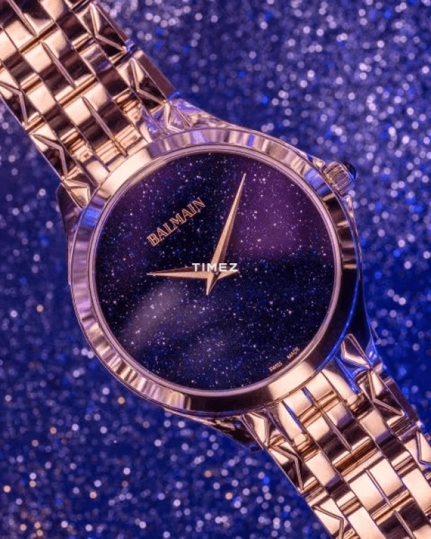 Balmain,Balmain Flamea 34mm,34mm,Stainless Steel,Blue,Quartz,Sapphire,Crystal Glass,Round,B4799,B4799.33.98