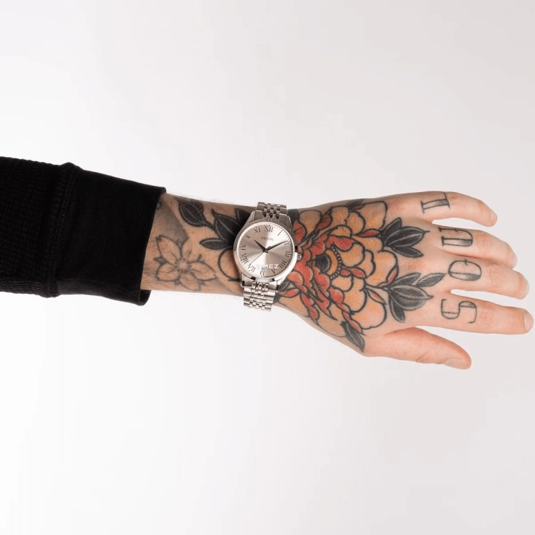 Balmain,Classic R 41mm,41mm,Stainless Steel,Silver,Quartz,Day,Sapphire,Crystal Glass,B4101,B4101.31.22