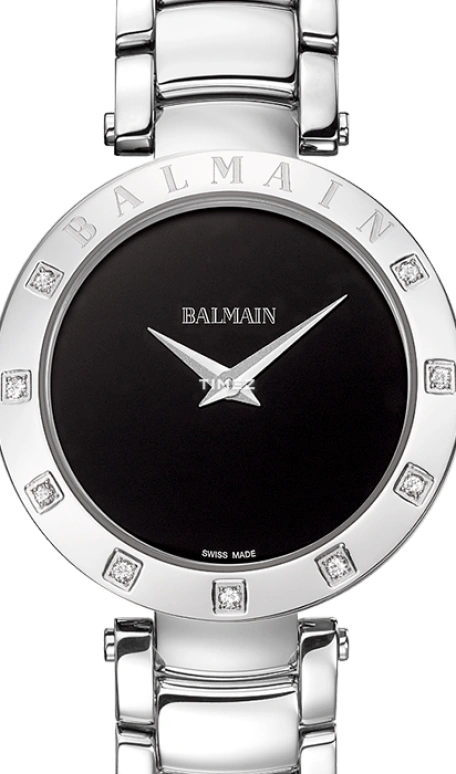 Balmain,Balmainia 33mm,33mm,Stainless Steel,Black,Quartz,Sapphire,Crystal Glass,Round,B4255,B4255.33.65