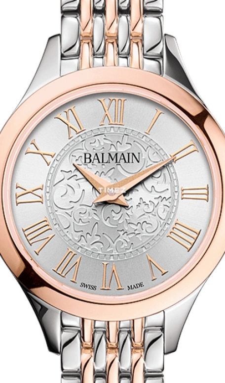 Balmain,Balmain de Balmain 25mm,25mm,Stainless Steel,Silver,Quartz,Sapphire,Crystal Glass,Round,B4938,B4938.33.12