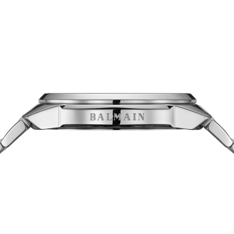 Balmain,Madrigal 42mm,42mm,Stainless Steel,Smoky Coal,Quartz,Chronograph,Day,B7481,B7481.33.71