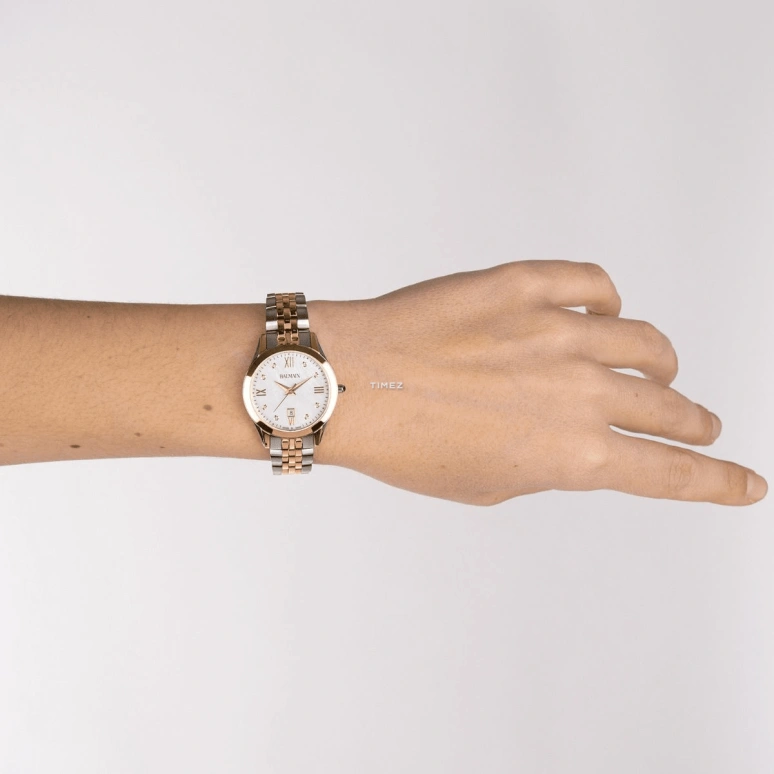 Balmain,Classic R 30mm,30mm,Stainless Steel,White,Quartz,Day,Sapphire,Crystal Glass,B4112,B4112.31.85