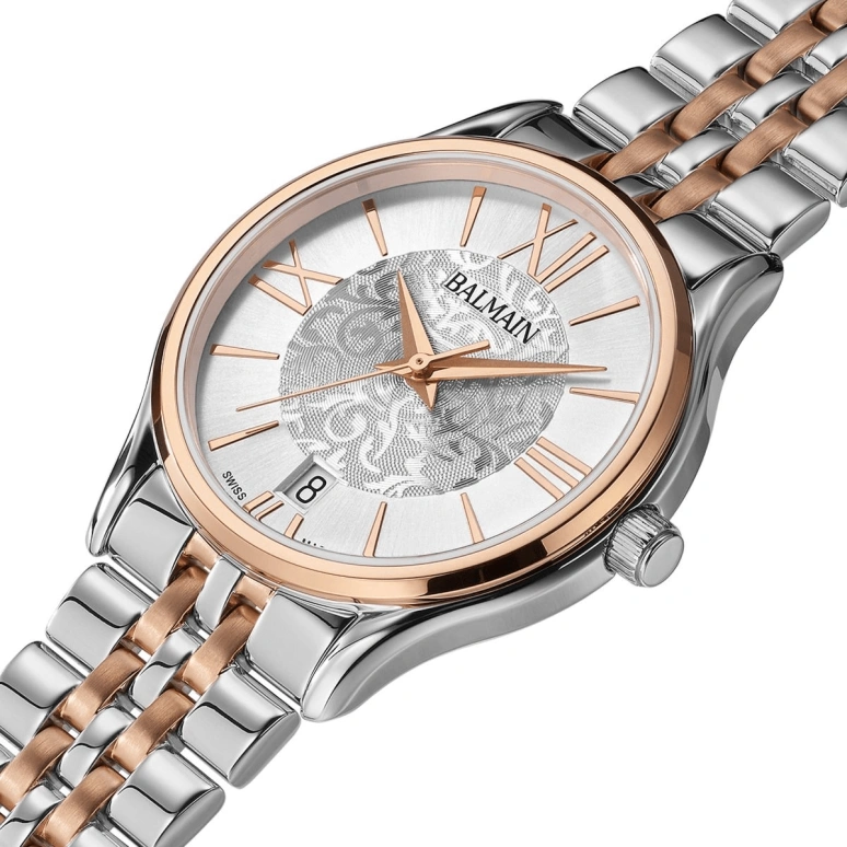 Balmain,Beleganza 32mm,32mm,Stainless Steel,Silver,Quartz,Day,Sapphire,Crystal Glass,B8358,B8358.33.18