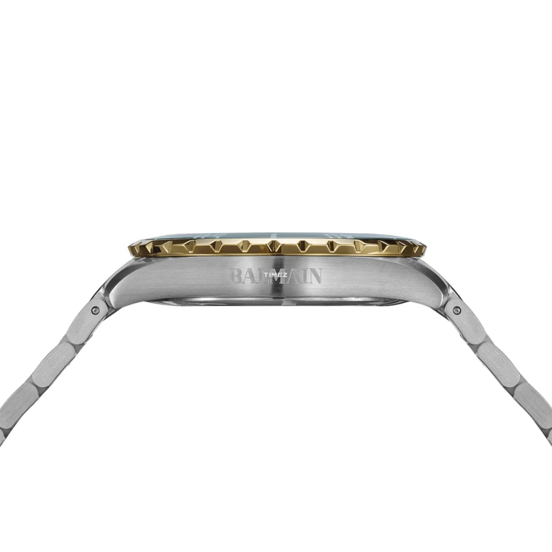 Balmain,Ophrys 42.50mm,42.50mm,Stainless Steel,Green,Quartz,Day,Sapphire,Crystal Glass,B4342,B4342.39.75