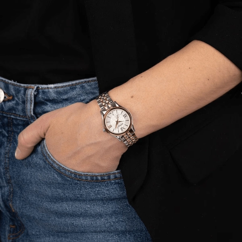 Balmain,Beleganza 27.50mm,27.50mm,Stainless Steel,Silver,Quartz,Day,Sapphire,Crystal Glass,B8348,B8348.33.18