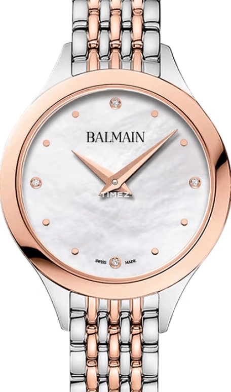 Balmain,Balmain de Balmain 29mm,29mm,Stainless Steel,Silver White,Quartz,26280hours,Sapphire,Crystal Glass,B3918,B3918.33.85