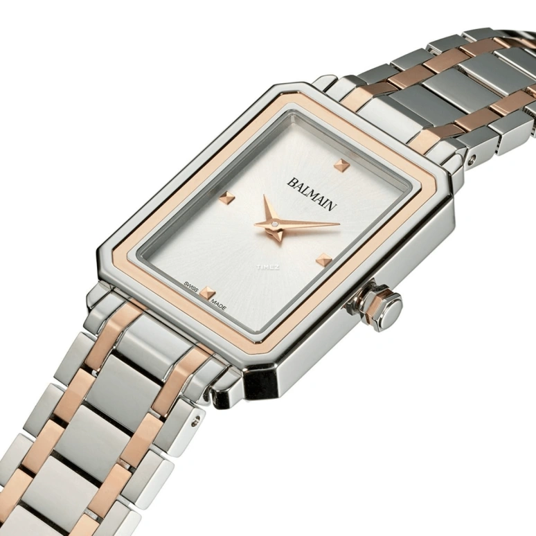 Balmain,Eirini 25x33mm,25x33mm,Stainless Steel,Silver,Quartz,26280hours,Sapphire,Crystal Glass,B4388,B4388.33.26