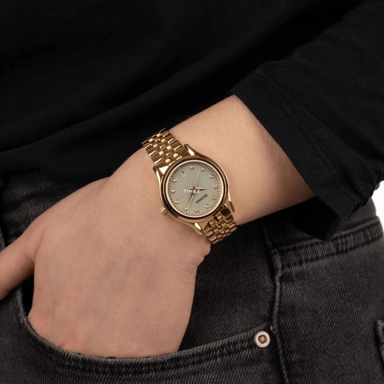 Balmain,Beleganza 27.50mm,27.50mm,Stainless Steel,Green,Quartz,Day,Sapphire,Crystal Glass,B8340,B8340.33.76