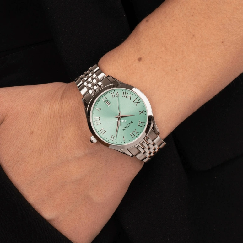 Balmain,Classic R 34mm,34mm,Stainless Steel,Green,Quartz,Day,Sapphire,Crystal Glass,B4311,B4311.31.72