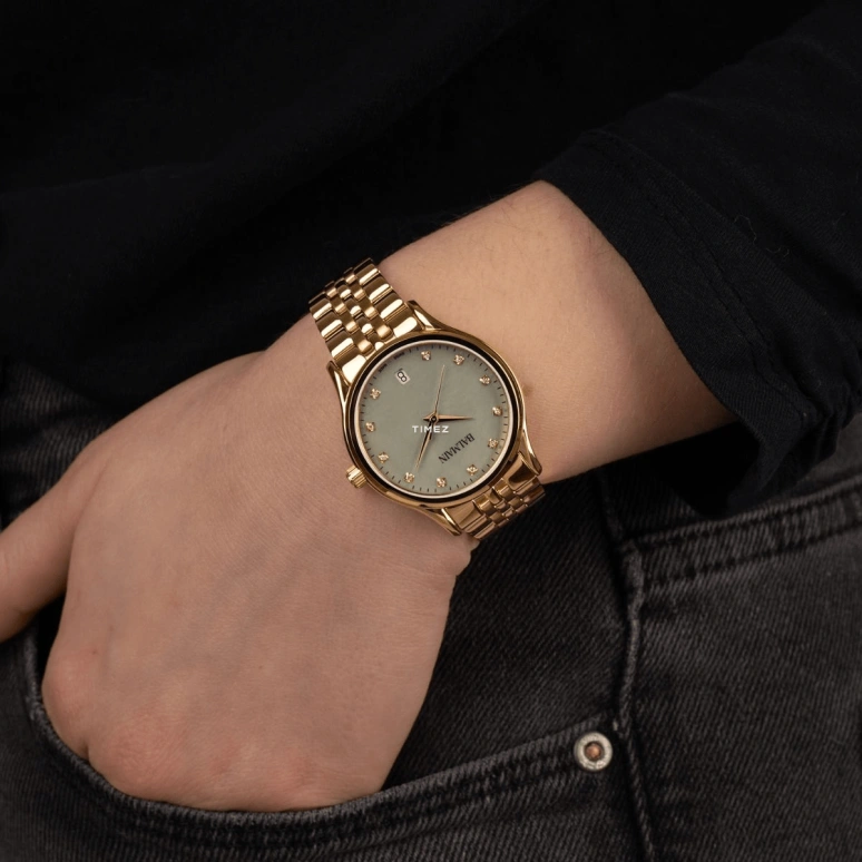 Balmain,Beleganza 32mm,32mm,Stainless Steel,Green,Quartz,Day,Sapphire,Crystal Glass,B8350,B8350.33.76