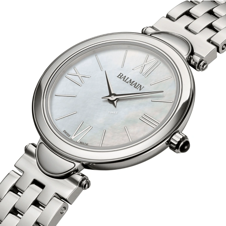 Balmain,Haute Elegance 29mm,29mm,Stainless Steel,Silver White,Quartz,Sapphire,Crystal Glass,Round,B8151,B8151.33.82