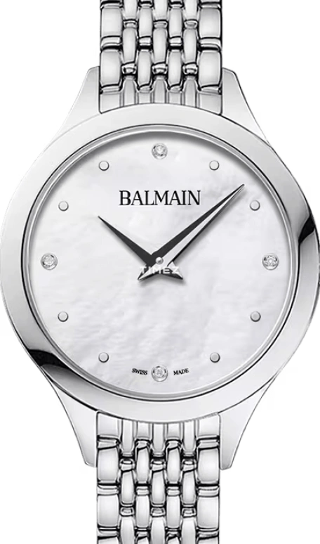 Balmain,Balmain de Balmain 29mm,29mm,Stainless Steel,Silver White,Quartz,26280hours,Sapphire,Crystal Glass,B3911,B3911.33.85