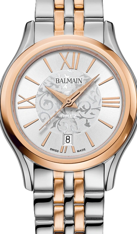 Balmain,Beleganza 27.50mm,27.50mm,Stainless Steel,Silver,Quartz,Day,Sapphire,Crystal Glass,B8348,B8348.33.18