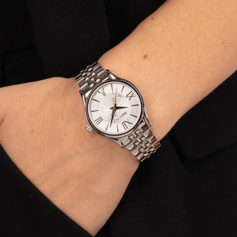 Balmain,Beleganza 32mm,32mm,Stainless Steel,Silver,Quartz,Day,Sapphire,Crystal Glass,B8351,B8351.33.18