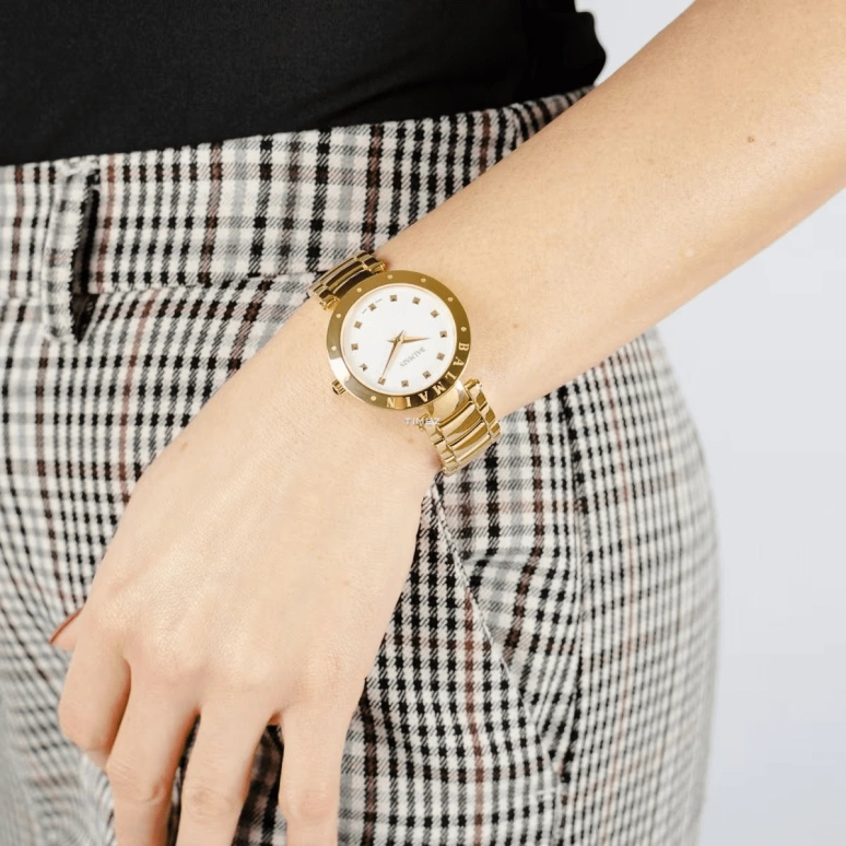 Balmain,Balmainia 33mm,33mm,Stainless Steel,White,Quartz,Sapphire,Crystal Glass,Round,B4250,B4250.33.25