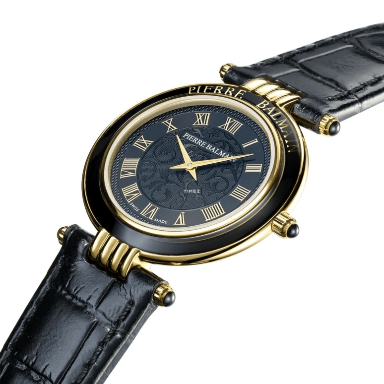 Balmain,Haute Elegance 30mm,30mm,Stainless Steel,Black,Quartz,Sapphire,Crystal Glass,Round,B8137,B8137.32.12