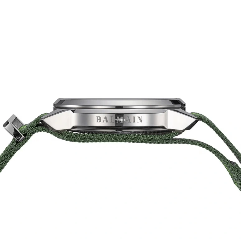 Balmain,Madrigal 42mm,42mm,Stainless Steel,Green,Quartz,Chronograph,Day,B7481,B7481.92.72