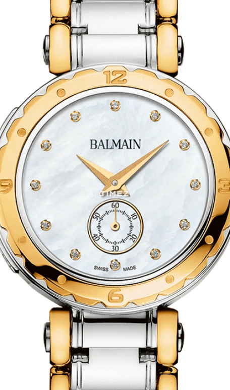 Balmain,Balmainia 32mm,32mm,Stainless Steel,White,Quartz,Sapphire,Crystal Glass,Round,B4552,B4552.39.85