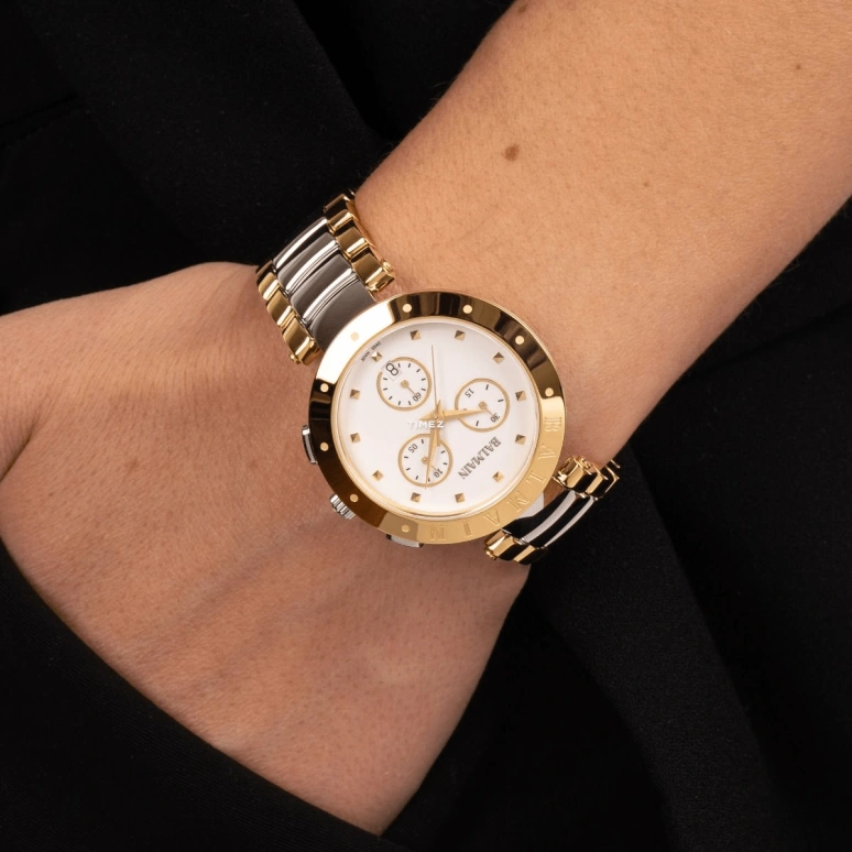 Balmain,Balmainia 36mm,36mm,Stainless Steel,White,Quartz,Chronograph,Day,B6252,B6252.39.26