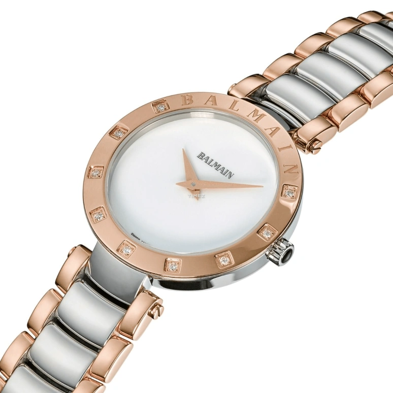 Balmain,Balmainia 33mm,33mm,Stainless Steel,White,Quartz,Sapphire,Crystal Glass,Round,B4253,B4253.33.25