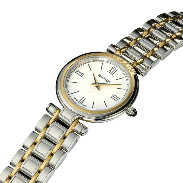 Balmain,Haute Elegance 24mm,24mm,Stainless Steel,White,Quartz,Sapphire,Crystal Glass,Round,B8092,B8092.39.22