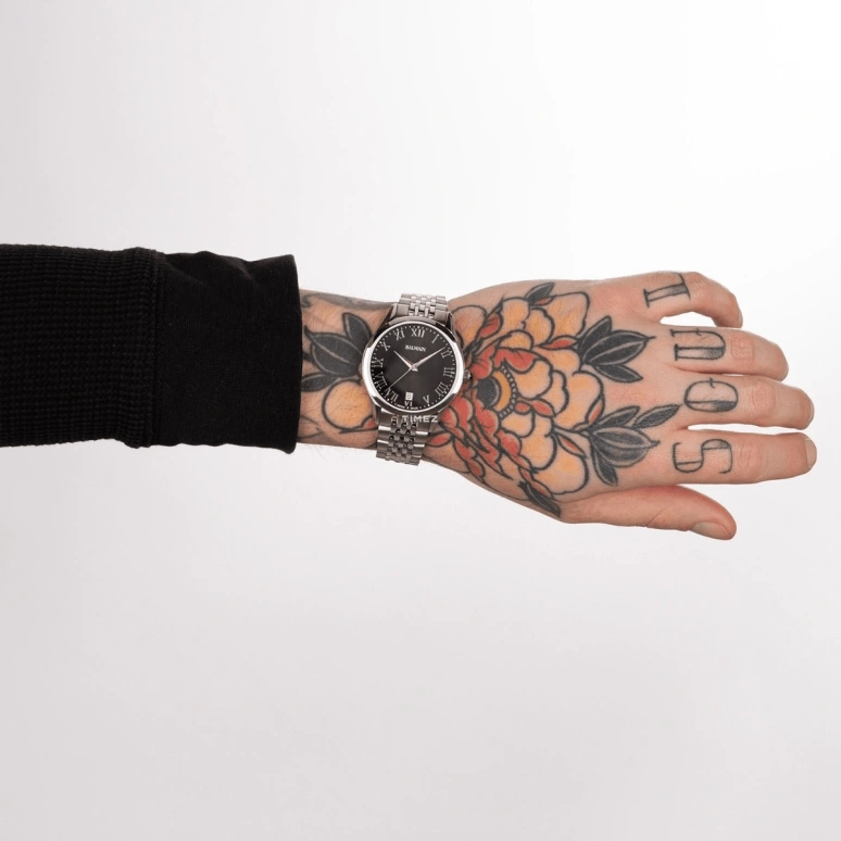 Balmain,Classic R 41mm,41mm,Stainless Steel,Black,Quartz,Day,Sapphire,Crystal Glass,B4101,B4101.31.62