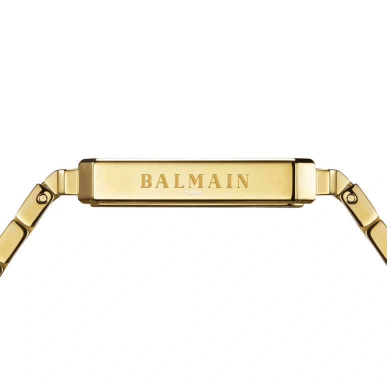 Balmain,Eirini 25x33mm,25x33mm,Stainless Steel,Yellow Tan,Quartz,26280hours,Sapphire,Crystal Glass,B4390,B4390.33.56