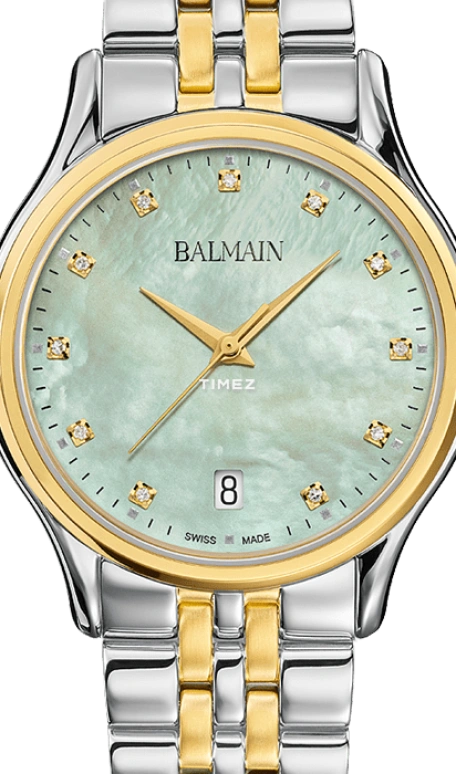 Balmain,Beleganza 32mm,32mm,Stainless Steel,Green,Quartz,Day,Sapphire,Crystal Glass,B8352,B8352.39.76