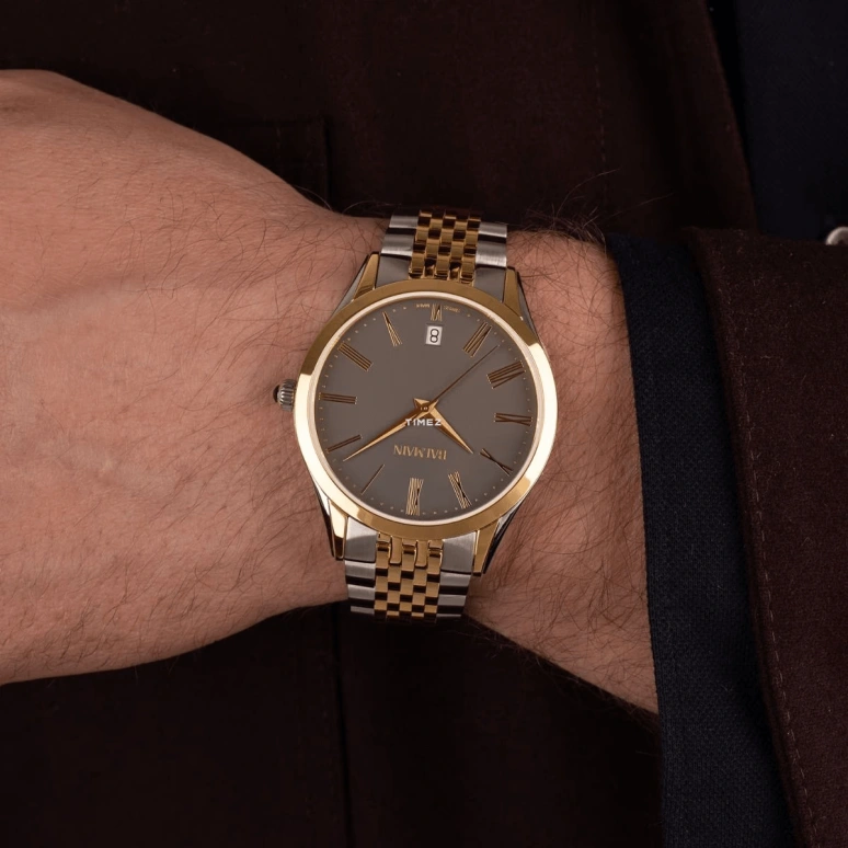 Balmain,Classic R 41mm,41mm,Stainless Steel,Smoky Coal,Quartz,Day,Sapphire,Crystal Glass,B4102,B4102.31.61