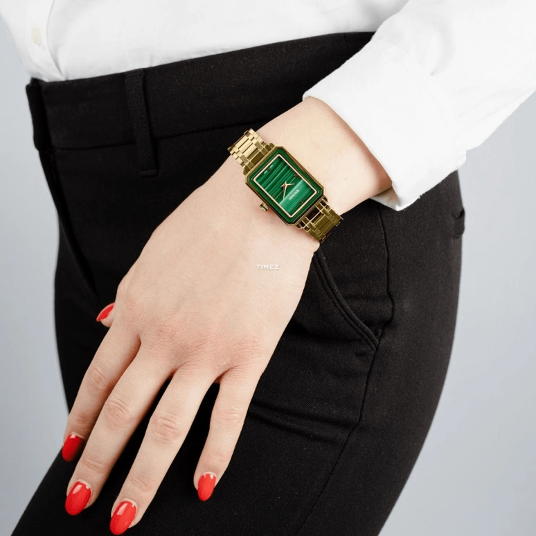 Balmain,Eirini 25x33mm,25x33mm,Stainless Steel,Green,Quartz,26280hours,Sapphire,Crystal Glass,B4395,B4395.33.76