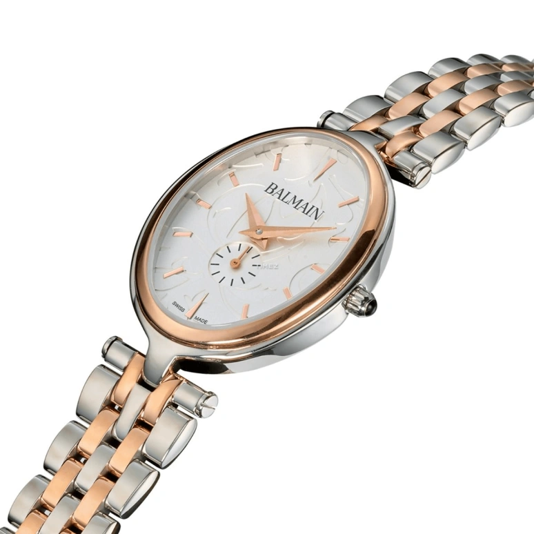 Balmain,Haute Elegance 26x31.70mm,26x31.70mm,Stainless Steel,Silver,Quartz,26280hours,Sapphire,Crystal Glass,B8118,B8118.33.15