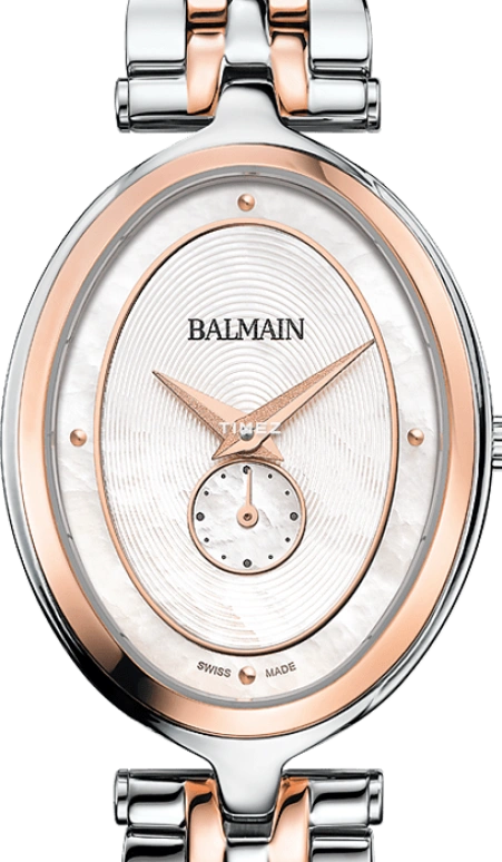Balmain,Haute Elegance 26x31.70mm,26x31.70mm,Stainless Steel,Silver White,Quartz,26280hours,Sapphire,Crystal Glass,B8118,B8118.33.86
