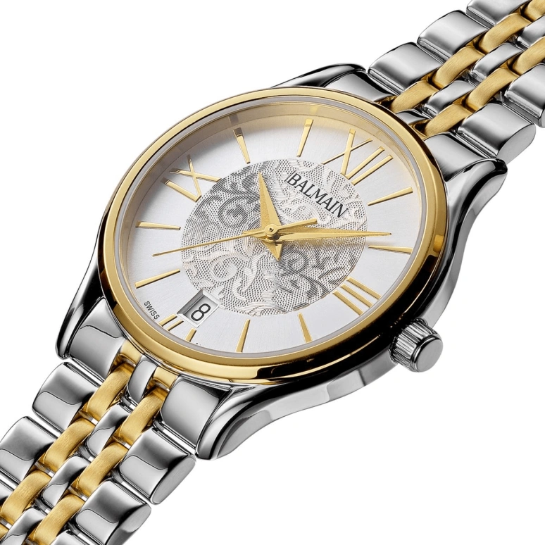 Balmain,Beleganza 32mm,32mm,Stainless Steel,Silver,Quartz,Day,Sapphire,Crystal Glass,B8352,B8352.39.18