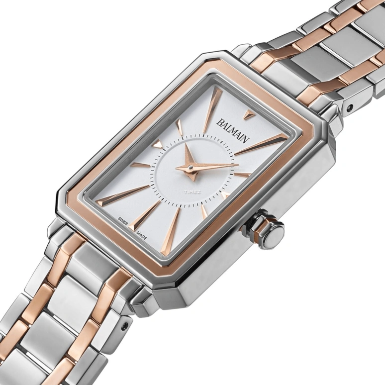 Balmain,Eirini 25x33mm,25x33mm,Stainless Steel,Silver,Quartz,26280hours,Sapphire,Crystal Glass,B4388,B4388.33.25