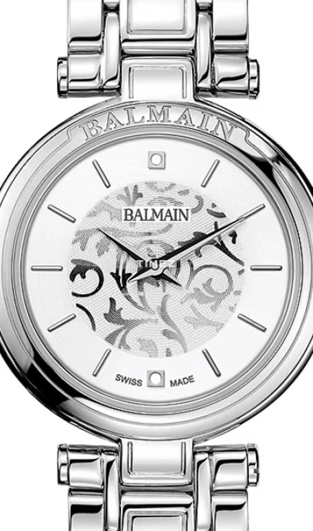 Balmain,Haute Elegance 24mm,24mm,Stainless Steel,Silver,Quartz,Sapphire,Crystal Glass,Round,B8091,B8091.33.16
