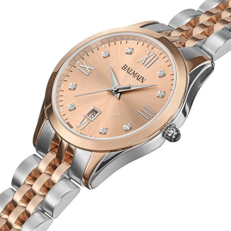 Balmain,Classic R 30mm,30mm,Stainless Steel,Pink Red,Quartz,Day,26280hours,B4118,B4118.31.45