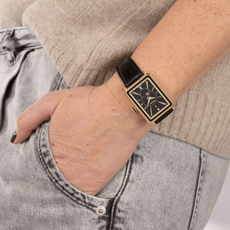 Balmain,Eirini 28x37mm,28x37mm,Stainless Steel,Black,Quartz,Moonphase,Day,B4412,B4412.32.65