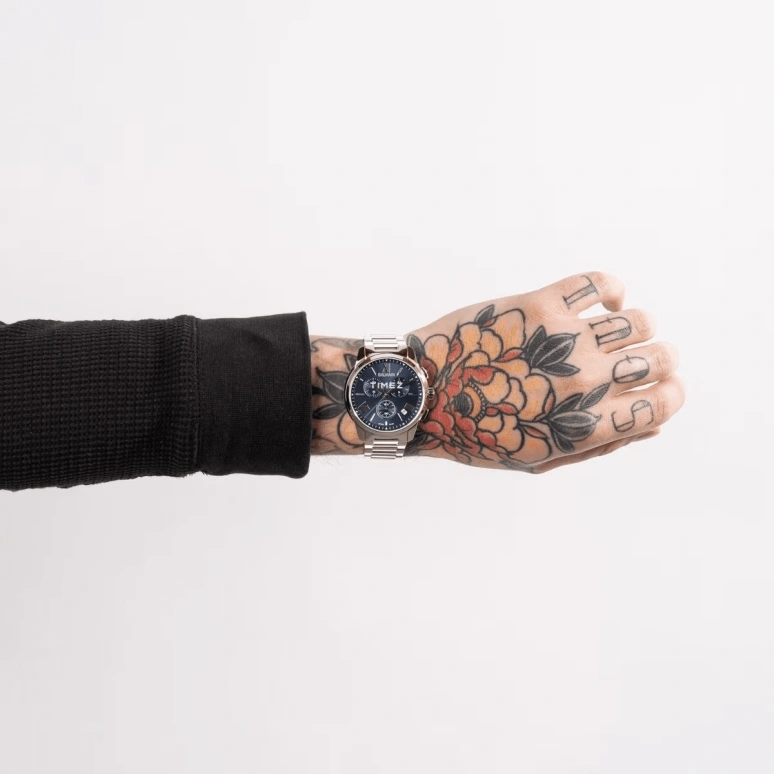 Balmain,Madrigal 42mm,42mm,Stainless Steel,Blue,Quartz,Chronograph,Day,B7481,B7481.33.92