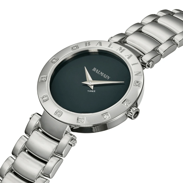 Balmain,Balmainia 33mm,33mm,Stainless Steel,Black,Quartz,Sapphire,Crystal Glass,Round,B4255,B4255.33.65