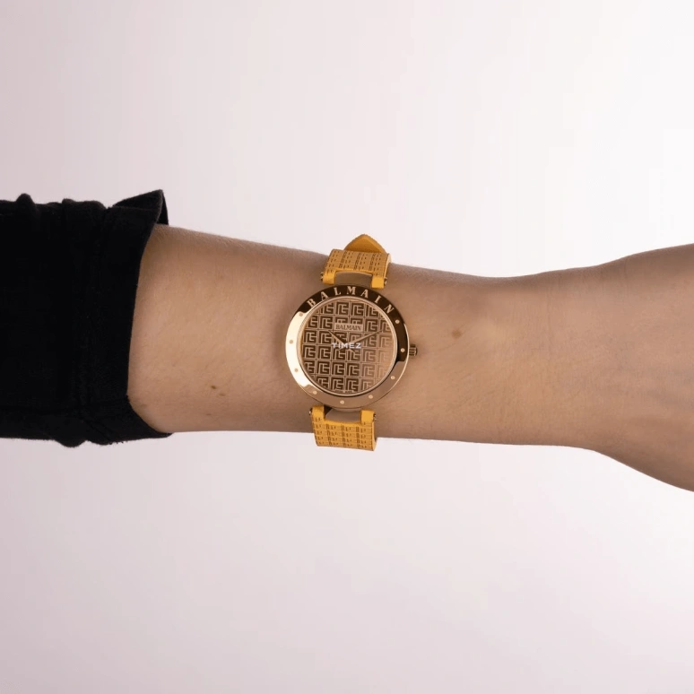Balmain,Balmainia 33mm,33mm,Stainless Steel,Gold,Quartz,Sapphire,Crystal Glass,Round,B4250,B4250.42.27