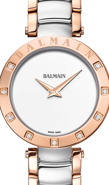 Balmain,Balmainia 33mm,33mm,Stainless Steel,White,Quartz,Sapphire,Crystal Glass,Round,B4253,B4253.33.25